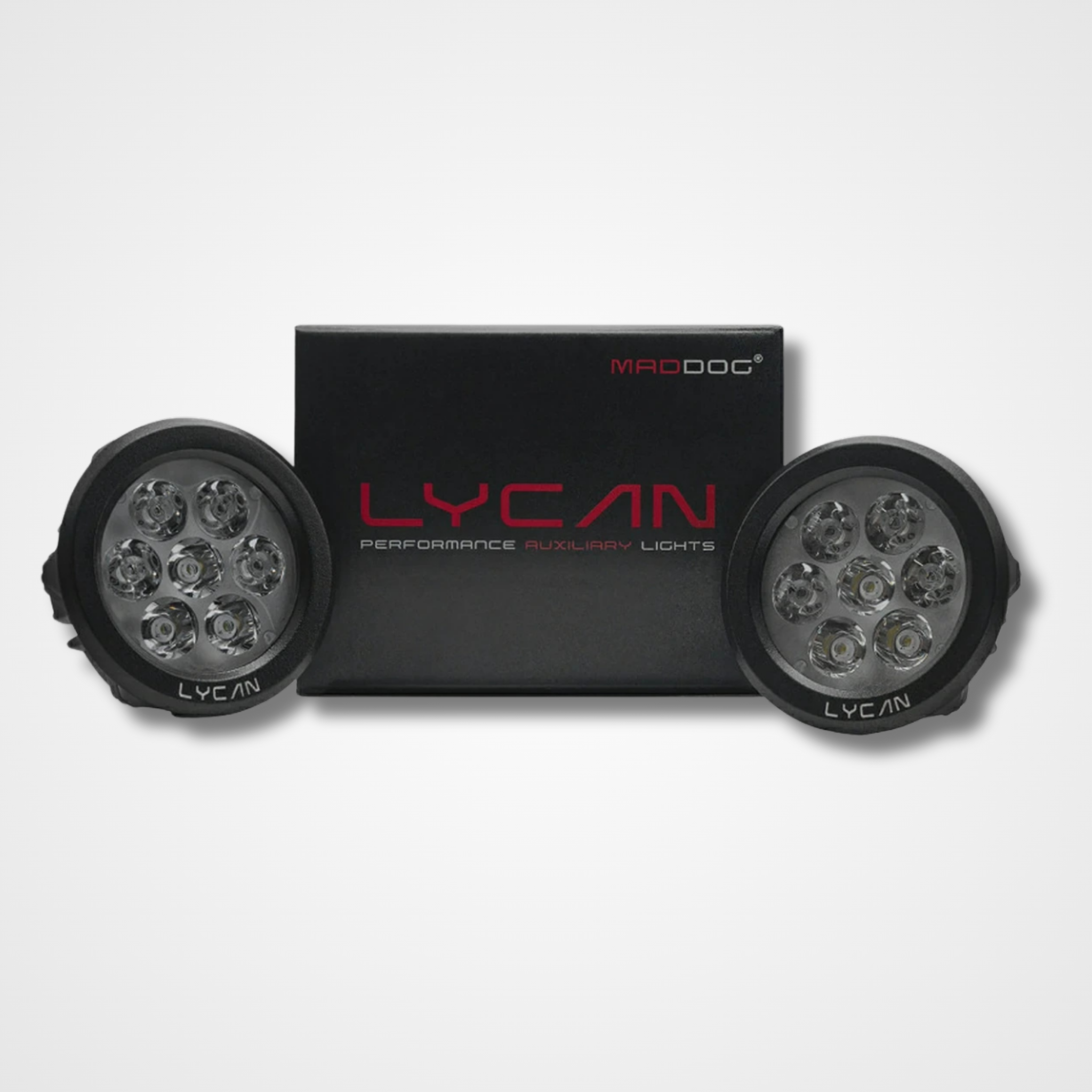 Maddog Lycan Auxiliary Lights for Motorcycle