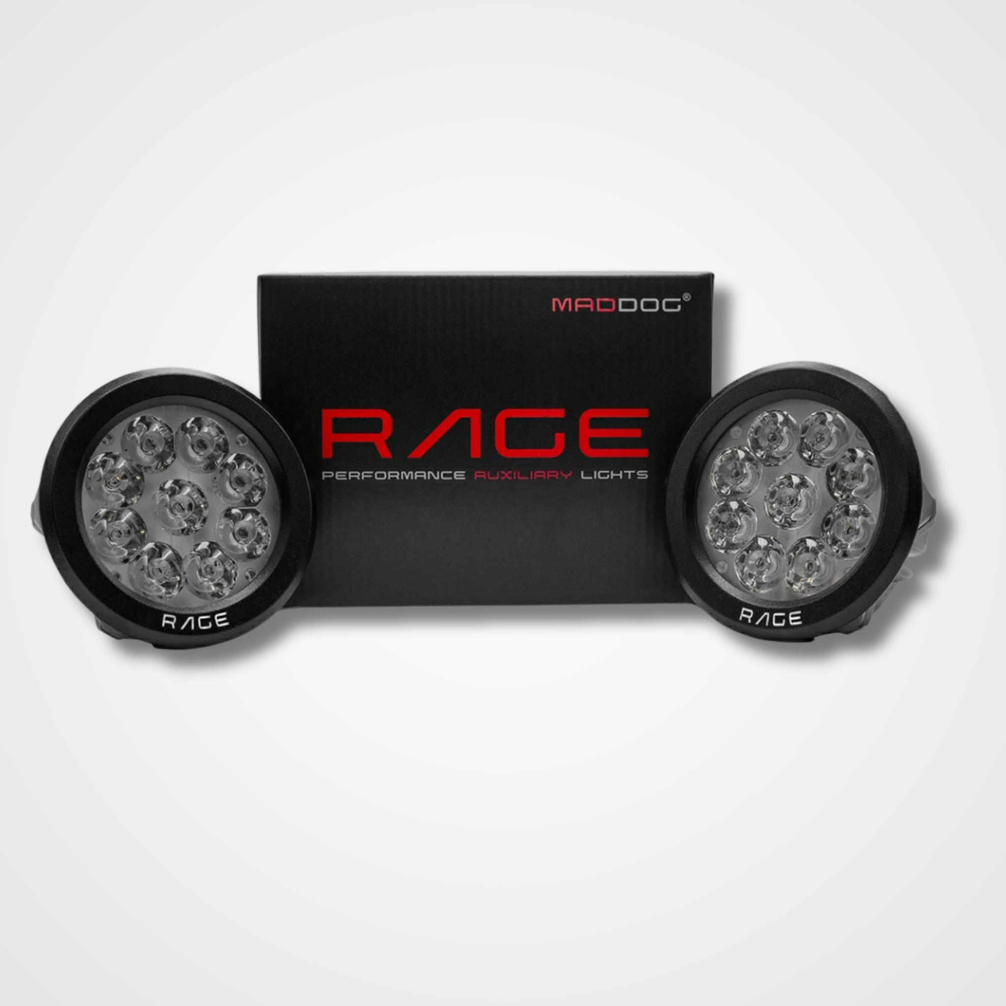 Maddog Rage Auxiliary Lights for Motorcycle