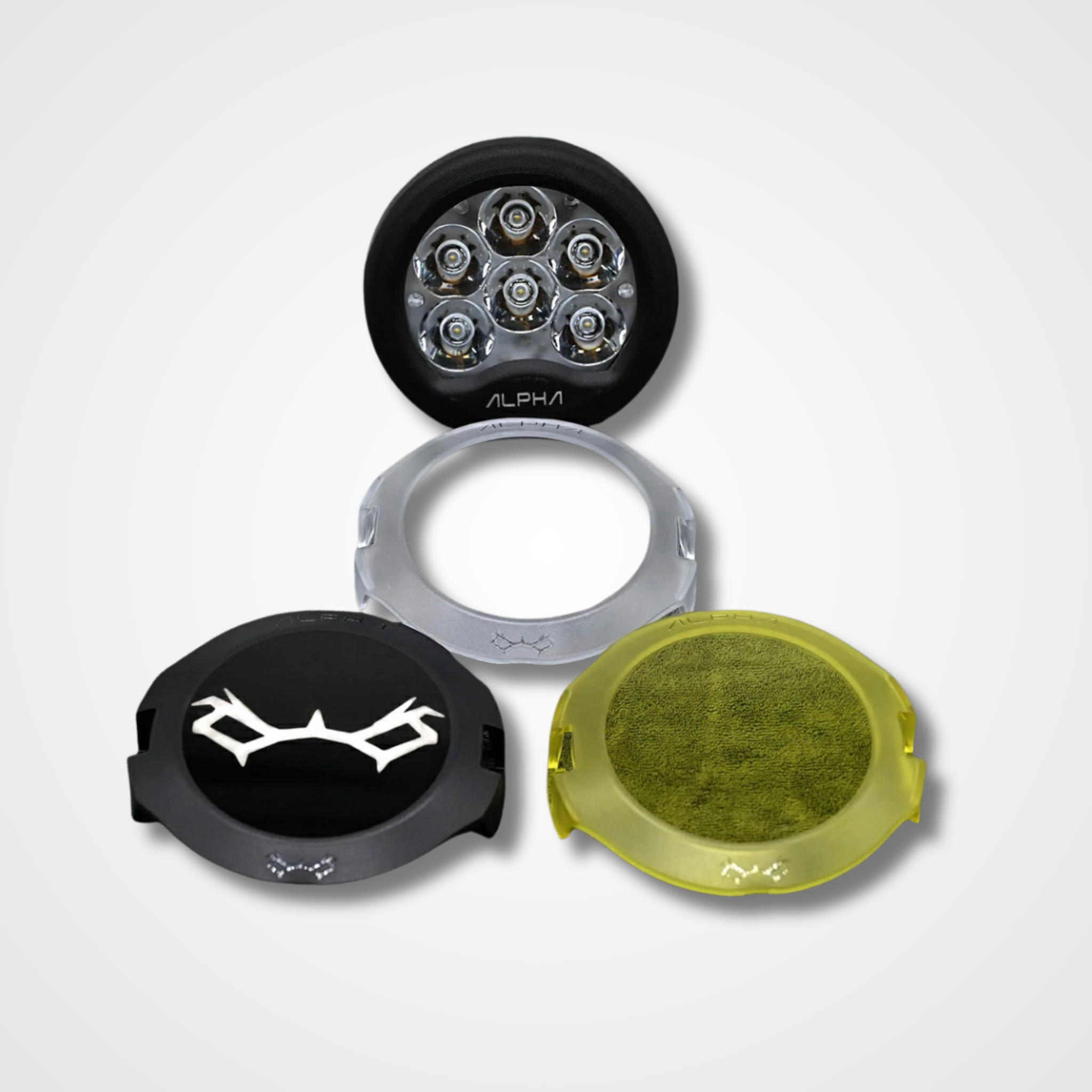 Maddog Alpha Auxiliary Light Filters for Motorcycle